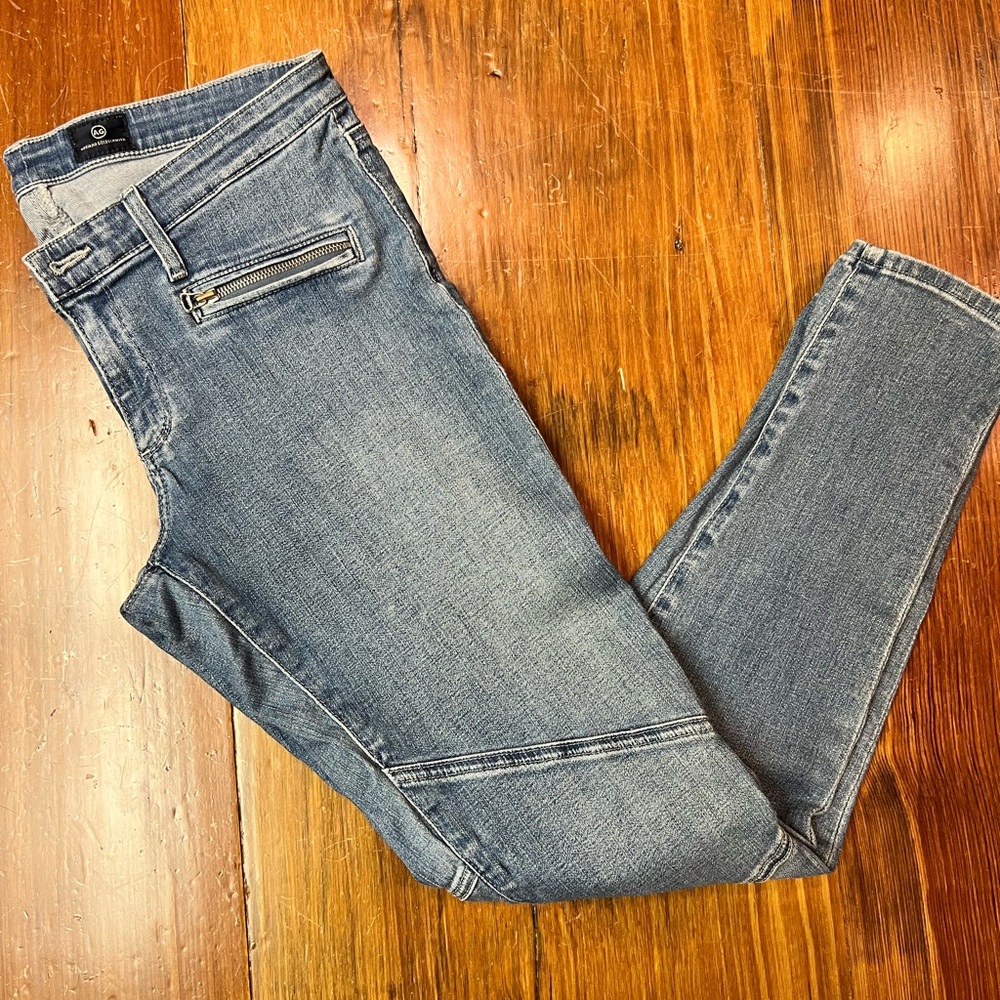 AG Side Zip Skinny Jeans